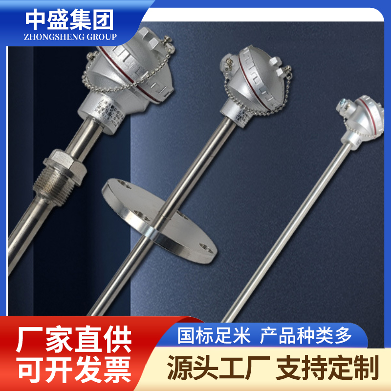 扁接插式鎧裝熱電偶WRPK-271