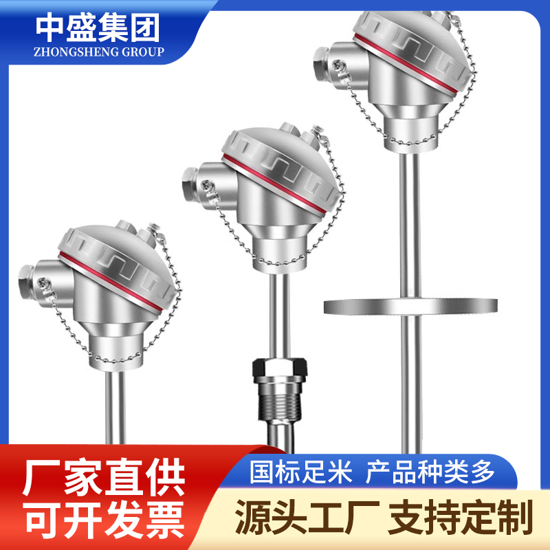 扁接插式鎧裝熱電偶WRNK2-471