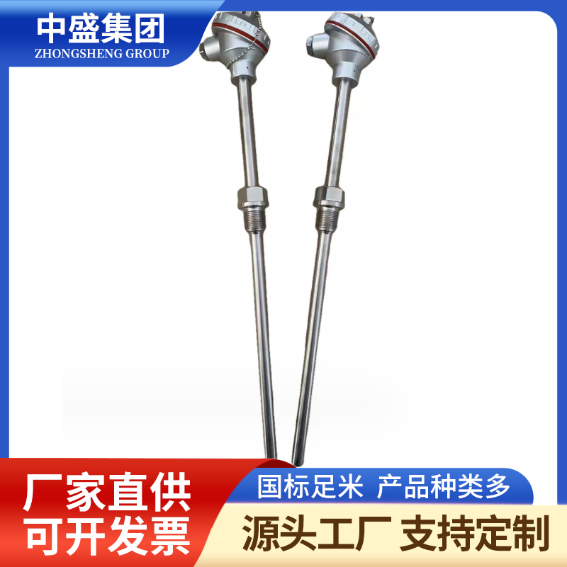 扁接插式鎧裝熱電偶WRFK-571